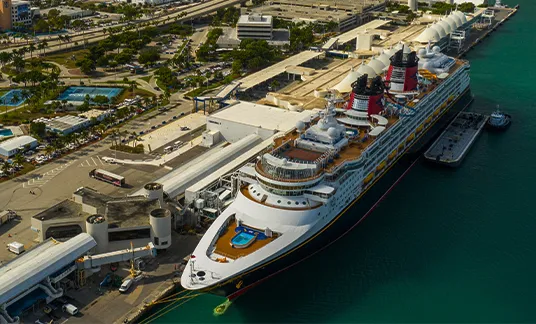 Private cruise port transportation to PortMiami with luggage assistance